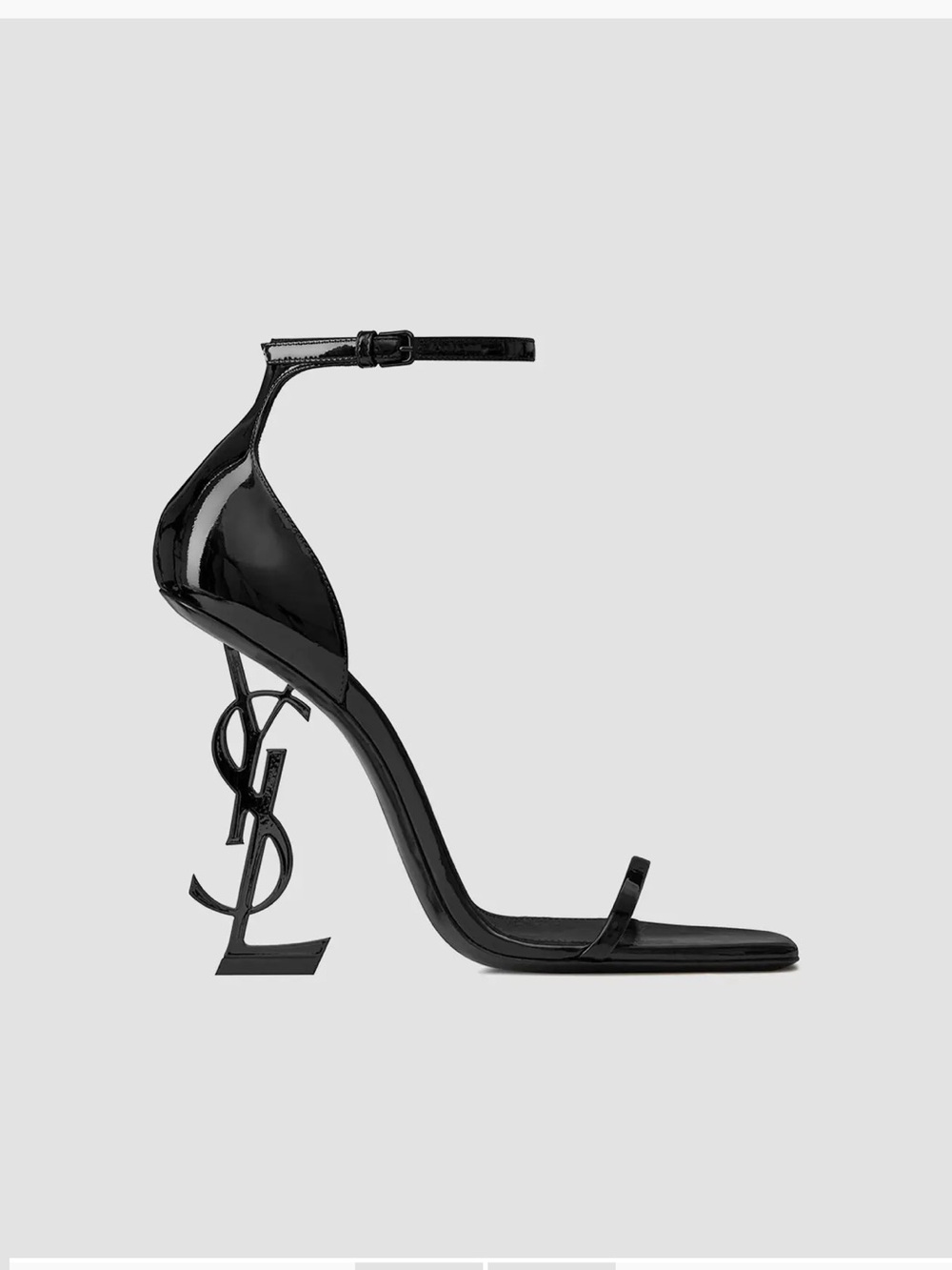 Saint Laurent Opyum Sandals in Patent Leather